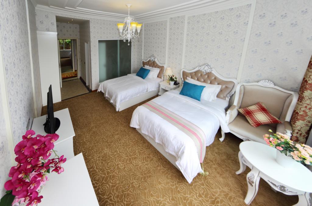 Panshan Tingquan Tuwo Holiday Resort Leshan Chambre photo